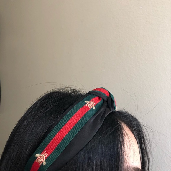 gucci headband with bee